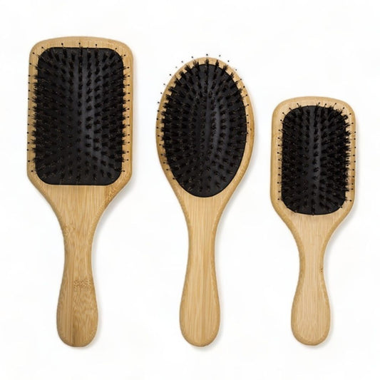wootswood-brosse a cheveux-antistatique-bambou-poils de sanglier