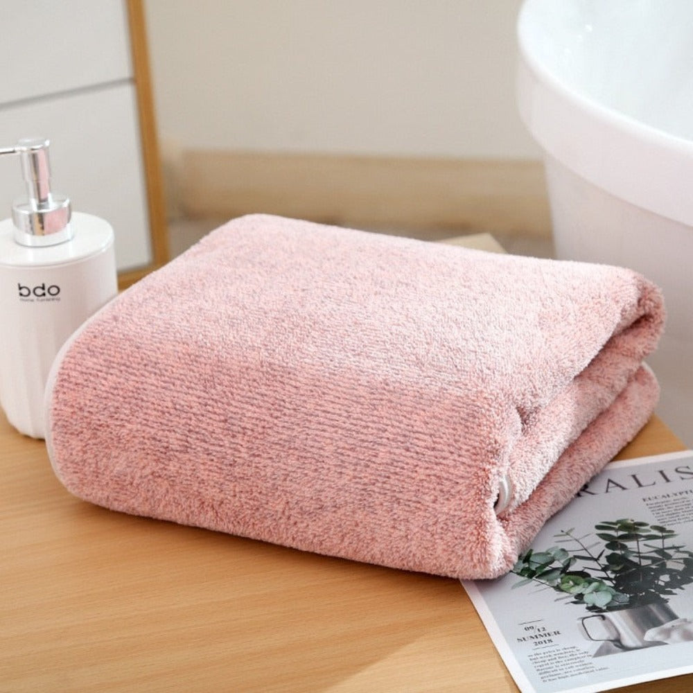 wootswood-serviette-de-bain-plage-spa-absorante-rose
