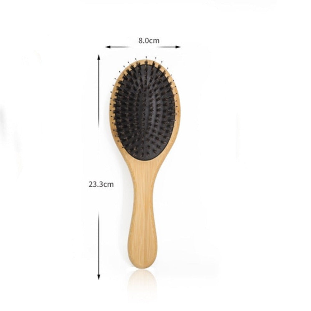 wootswood-brosse a cheveux-antistatique-bambou-sanglier-petite