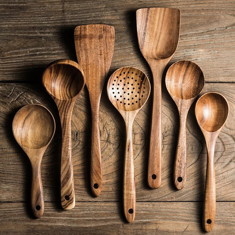 Wootswood-louche-cuillère-spatule-écumoire-bois-