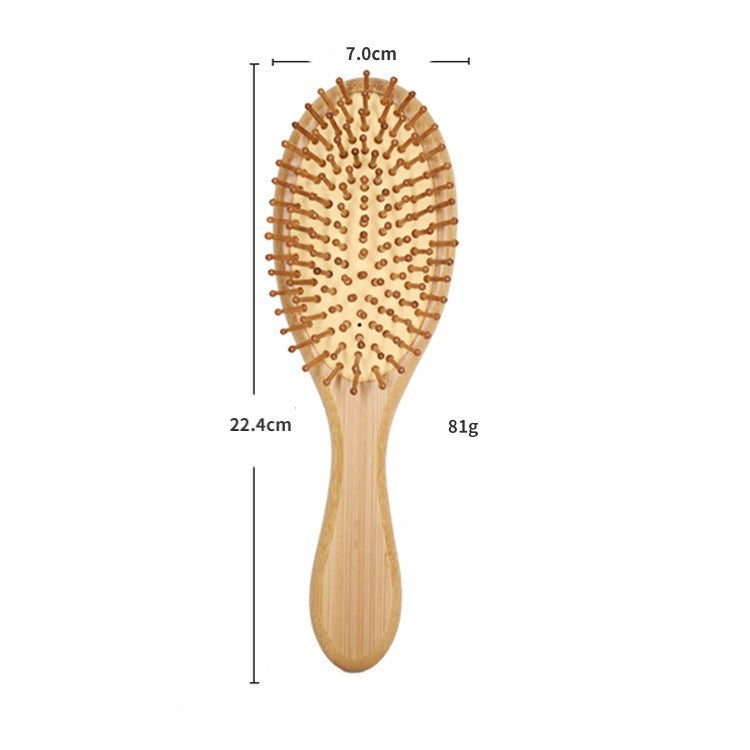 Brosse à cheveux en bambou