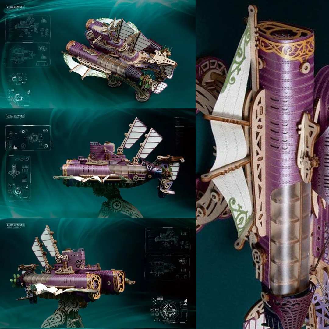 wootswood-nautilus-violet-steampunk-bois-puzzle-3D-construction-jules-verne-sous-marin