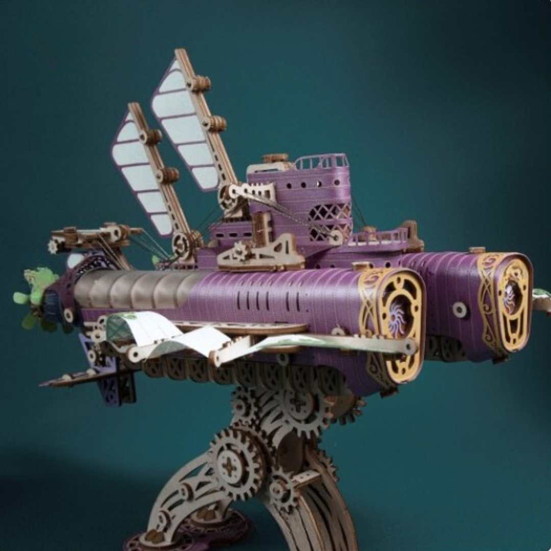 wootswood-vue3d-nautilus-purple-maquette-steampunk-bois-puzzle3D-jules-verne