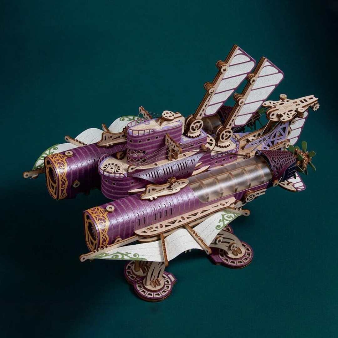 wootswood-nautilus-purple-steampunk-bois-puzzle-3D-construction-jules-verne-vue-dessus
