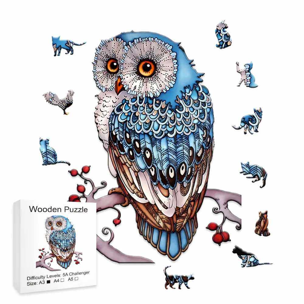 Jigsaw puzzle en bois adulte et enfant - La famille renard Jigsaw puzzle en bois adulte et enfant - La famille renard