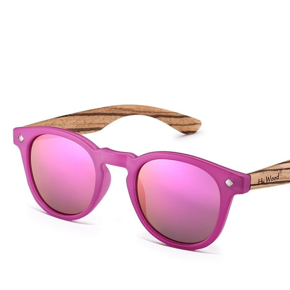 wootswood-lunettes-soleil-enfant-polarisées-bois-protecion-sécurté-solaire-verres-lentille-rose-fille