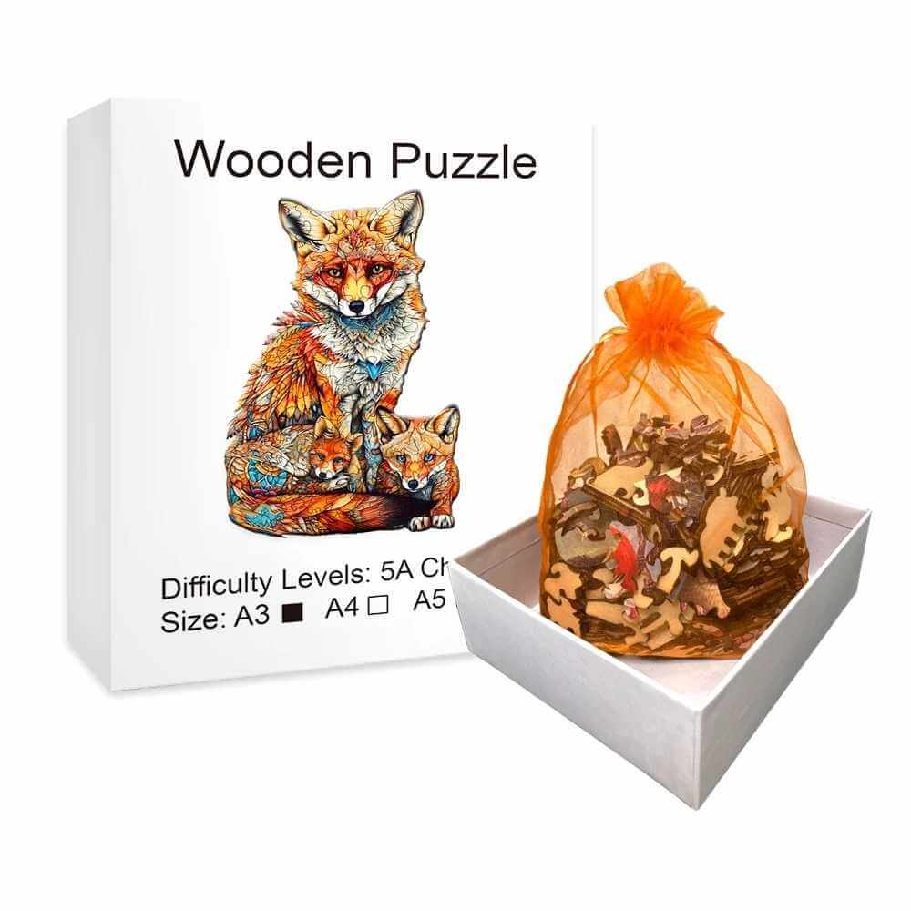 Wootswood-Jigsaw puzzle en bois adulte et enfant - Les poissons
