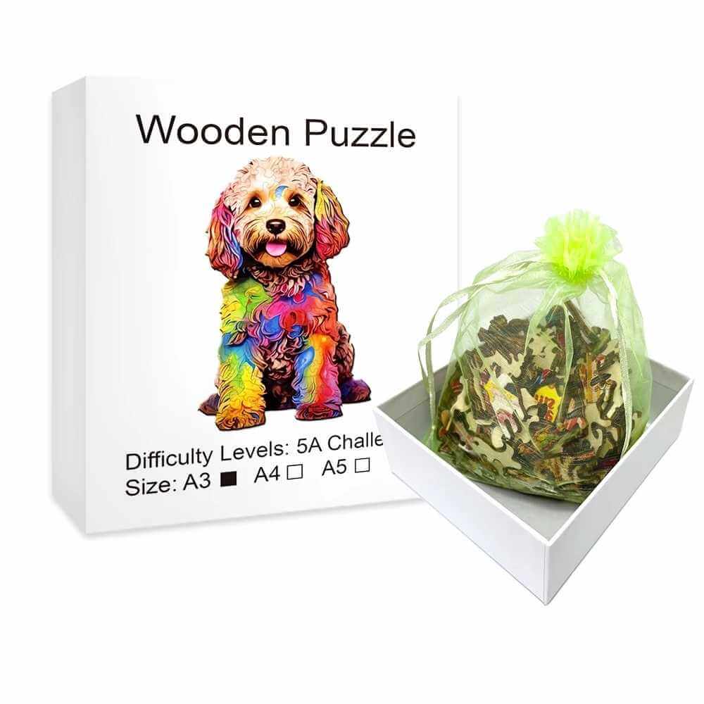 Wotswood-Jigsaw puzzle en bois adulte et enfant - Le roi de la jungle –  Wootswood